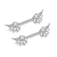 2pcs 316L Stainless Steel Nipple Piercing