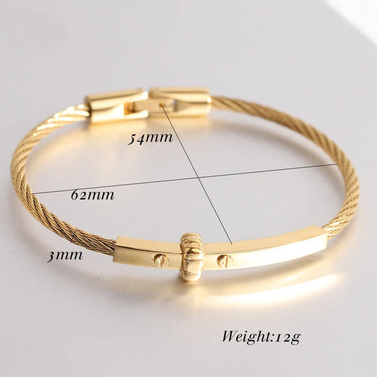 Cable Bracelet