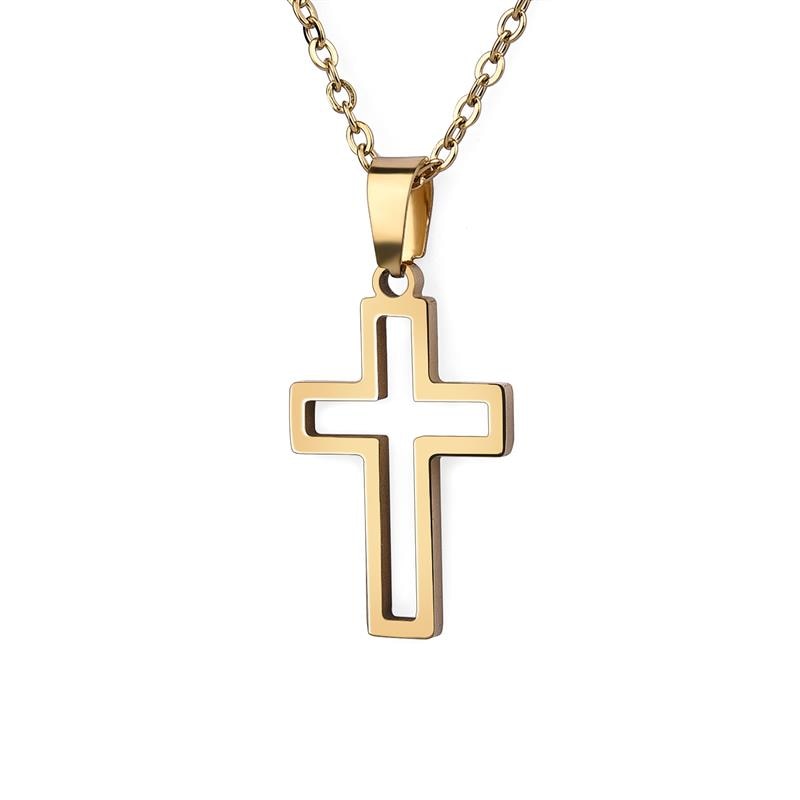 Empty Cross Necklace