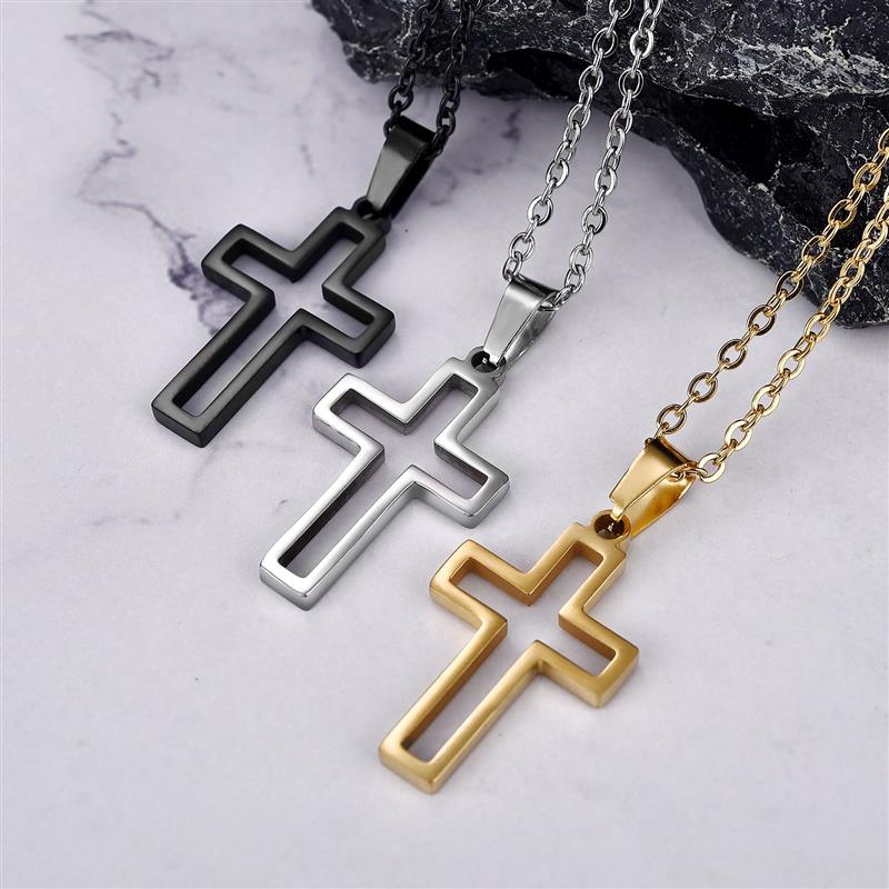 Empty Cross Necklace