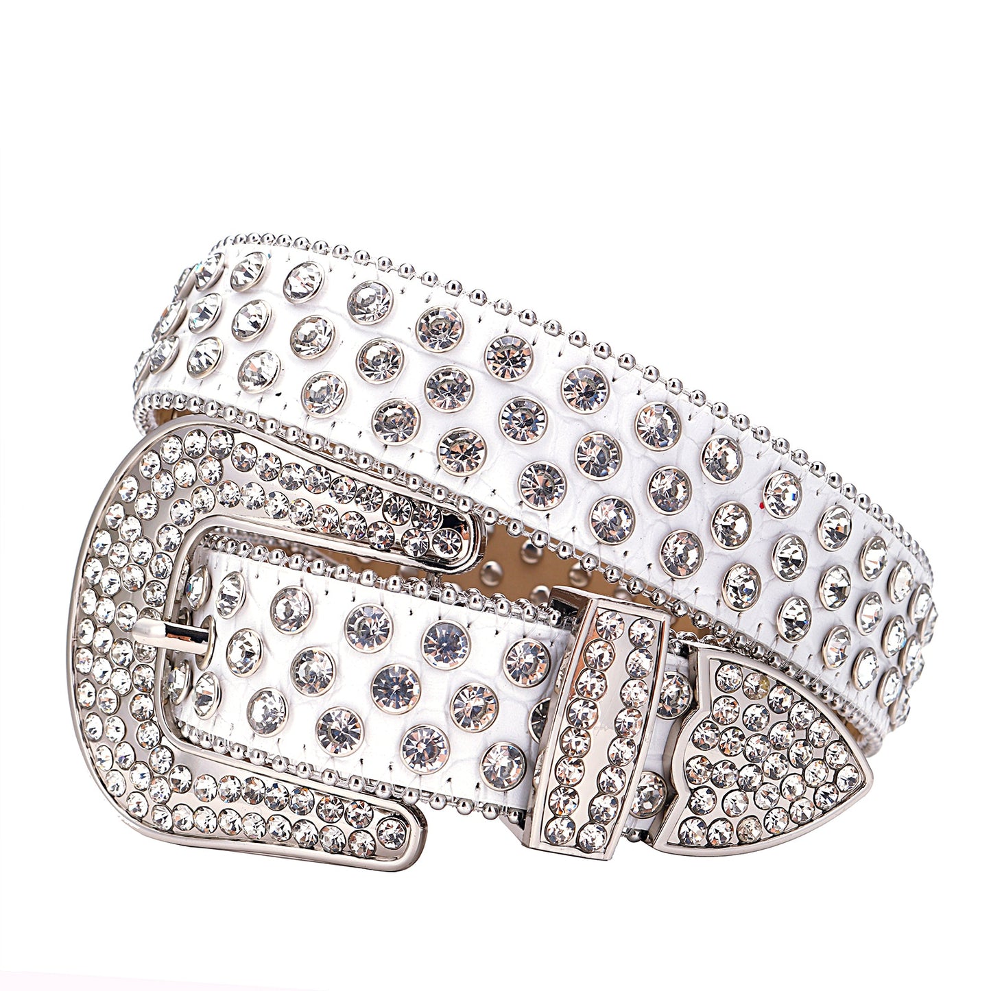 Rhinestone Studded Belt