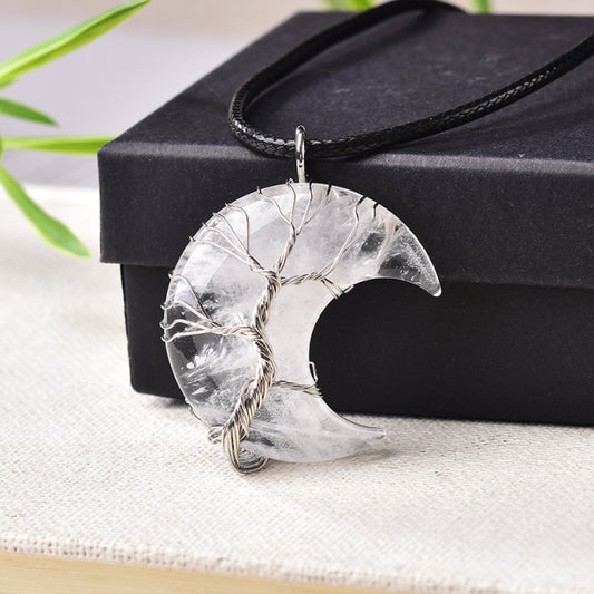 Crystal Moon Necklace