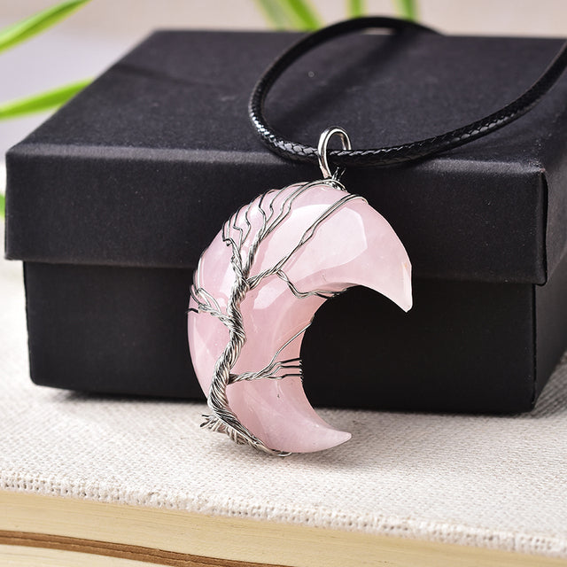 Crystal Moon Necklace